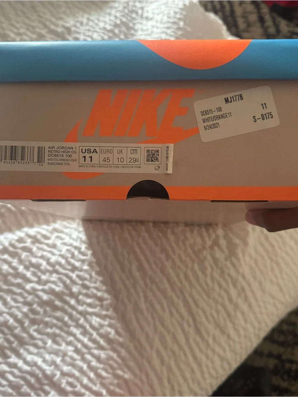 Size 11 - Air Jordan 1 Retro OG High Prototype